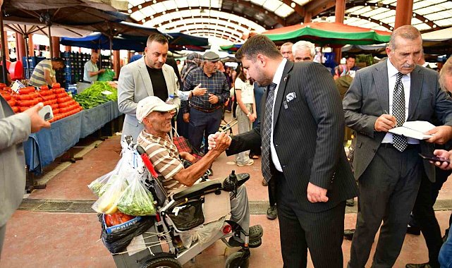 Kahramankazan Belediye Başkanı Çırpanoğlu'ndan pazar ziyareti