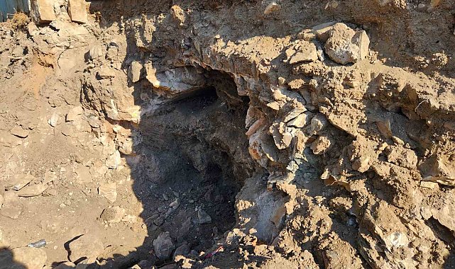 Kahramanmaraş'ta tarihi kemer ortaya çıkartıldı