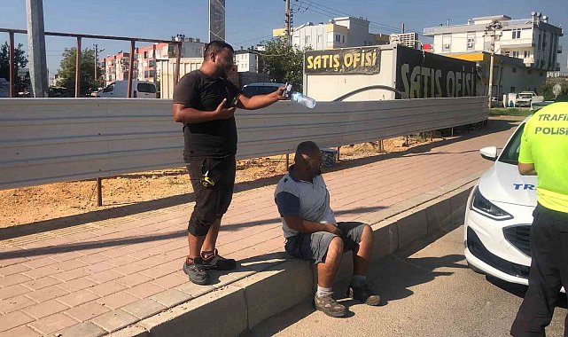 Kanala uçan araçtan burnu kanamadan çıktı, &quot;Çekici şimdi gelecek kameralara şov yapacak, benden de geveze&quot; dedi