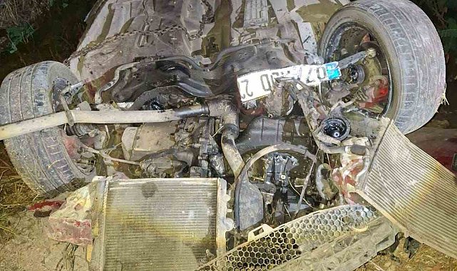 Karaman'da otomobil takla attı: 2 yaralı