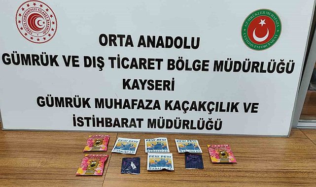 Kargoyla gönderilen uyuşturucu alıcısına ulaşmadan yakalandı