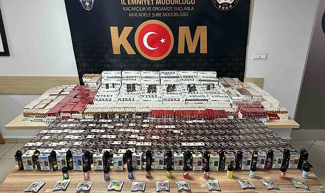 Kastamonu'da binlerce makaron ele geçirildi