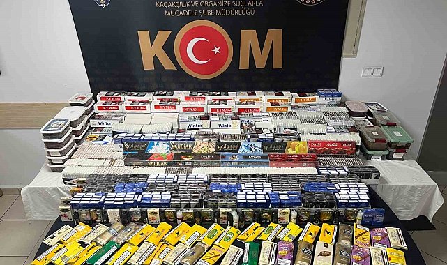 Kastamonu'da binlerce makaron ele geçirildi