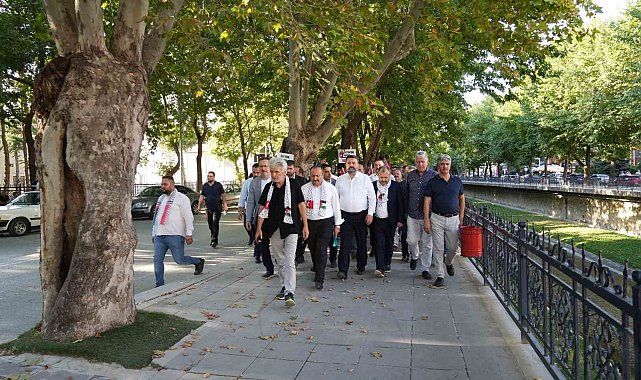 Kastamonu'da Filistin'e destek yürüyüşü gerçekleştirildi