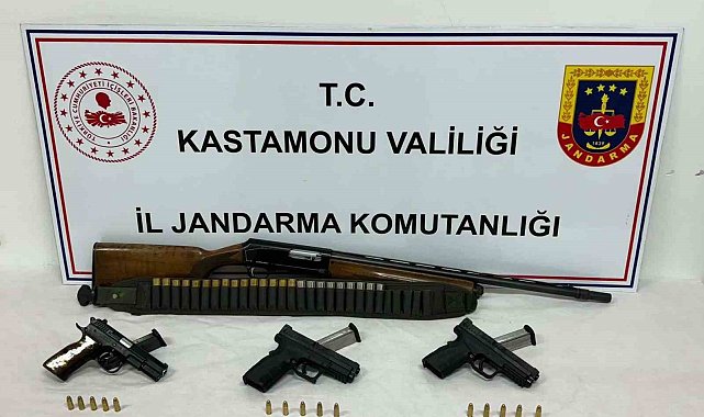 Kastamonu'da kaçak silah operasyonu: 1 gözaltı