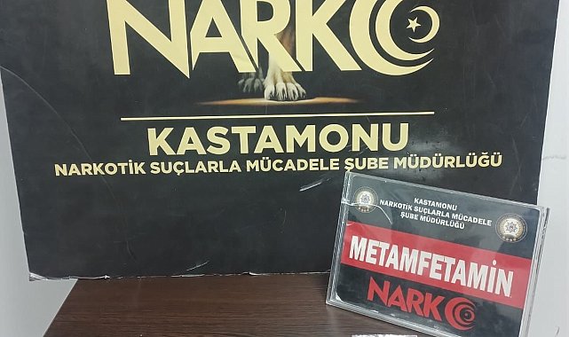 Kastamonu'da uyuşturucuyla yakalanan 2 kişi gözaltına alındı
