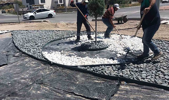 Kayseri Büyükşehir'den "kuru peyzaj" uygulamaları