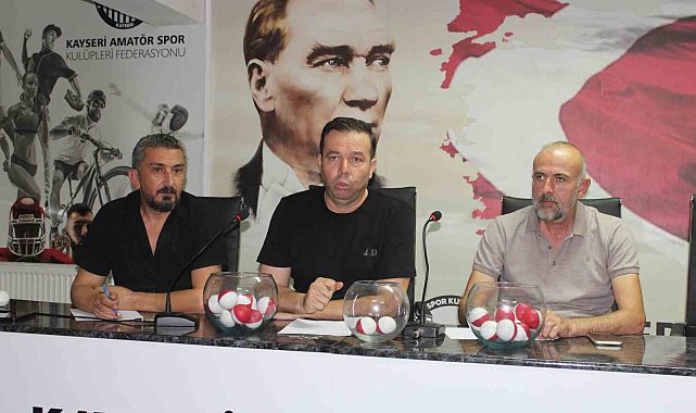 Kayseri Süper Amatör Küme'de fikstür heyecanı