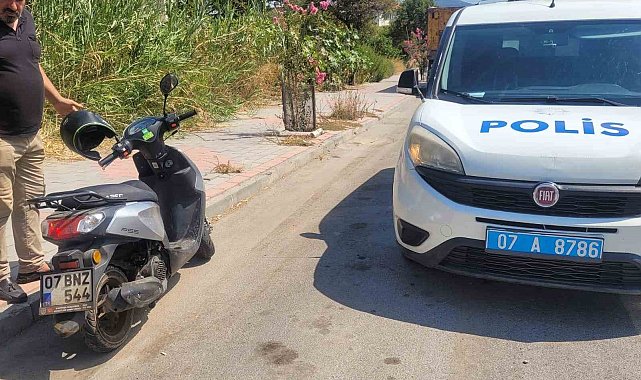 Kaza yapan motosikletin sürücüsü yaralandı