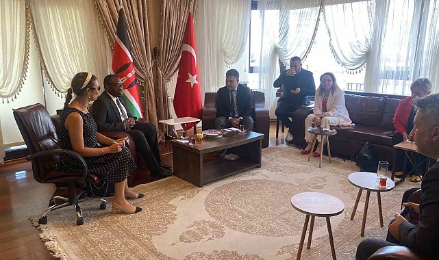 Kenya Büyükelçisi Boiyo'dan SANKON'a ziyaret