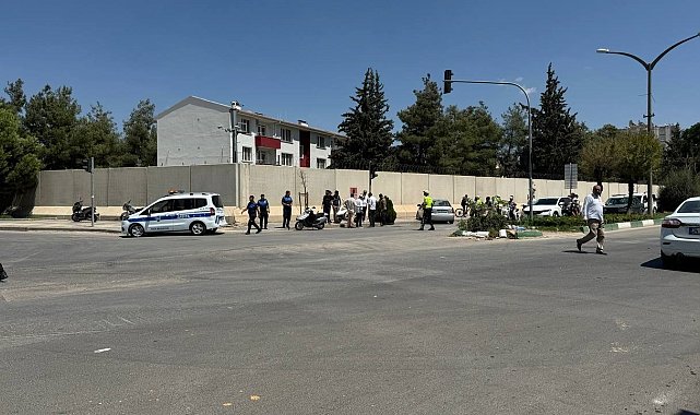 Kilis'te başıboş at zincirleme kazaya neden oldu: 4 yaralı