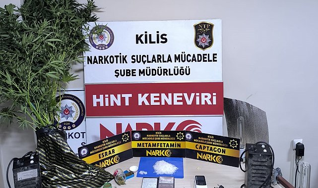 Kilis'te uyuşturucu operasyonu: 17 gözaltı