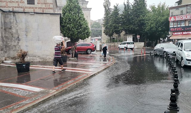 Kırklareli'nde sağanak etkili oldu
