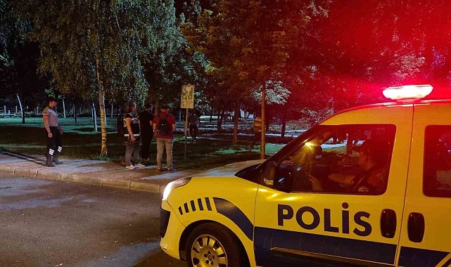 Kırşehir polisi parklarda denetim yaptı