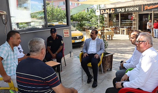 Koçarlı Kaymakamı Taşkın ilçe esnafı ile bir araya geldi