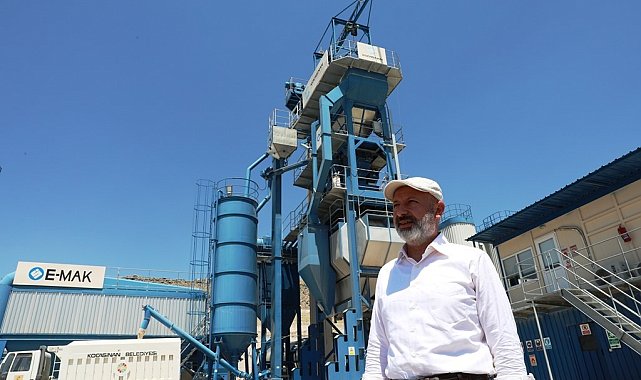 Kocasinan, en yüksek kapasiteye sahip asfalt plenti ile rekora koşuyor