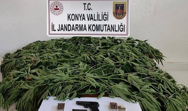 Konya'da jandarmadan uyuşturucu operasyonu: 3 gözaltı