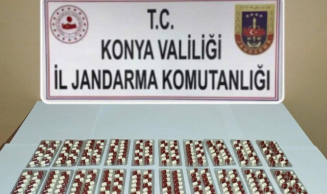 Konya'da jandarmadan uyuşturucu operasyonu