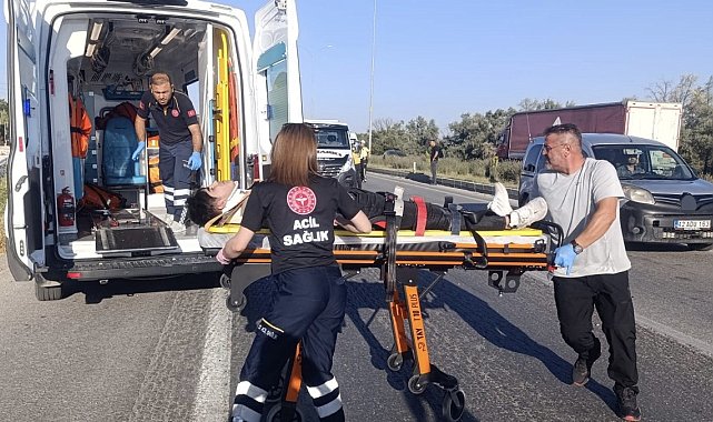 Konya'da motosiklet ile otomobil çarpıştı: 2 yaralı