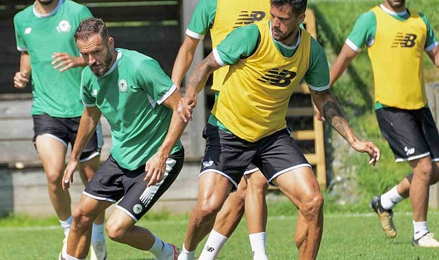Konyaspor, Slovenya kampındaki son atrenmanını yaptı