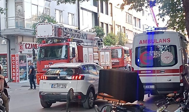 Korkutan yangın büyümeden söndürüldü