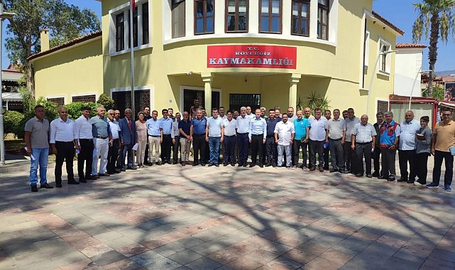 Köyceğiz Kaymakamı Maslak muhtarlar ile bir araya geldi
