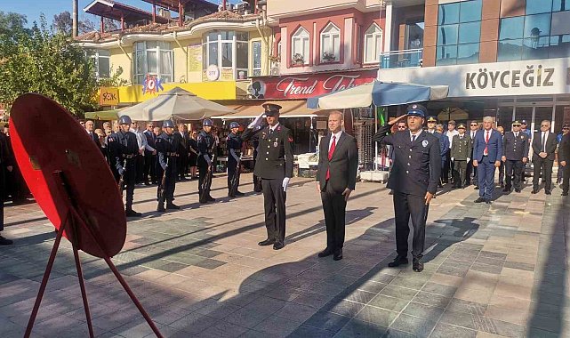 Köyceğiz'de 30 Ağustos Zafer Bayramı törenle kutlandı