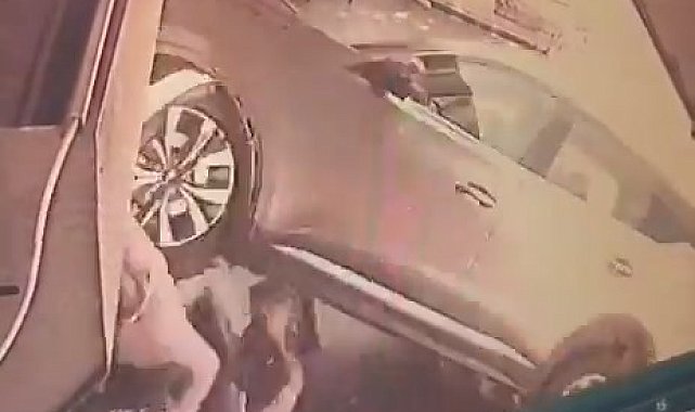 Maltepe'de aracın dükkana girmesiyle 4 kişinin yaralandığı kazanın yeni görüntüleri ortaya çıktı
