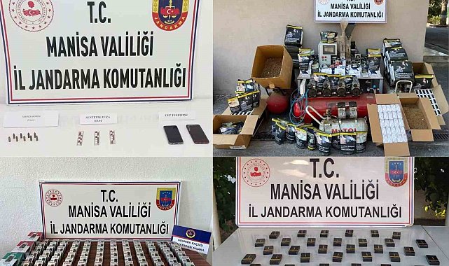 Manisa'nın 6 ilçesinde jandarmadan uyuşturucu operasyonu