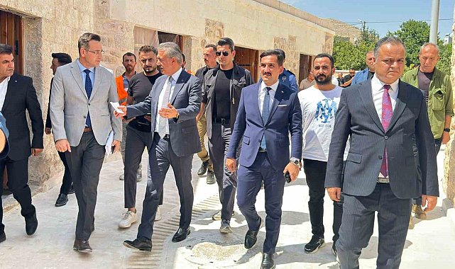 Mardin Valisi Akkoyun, Dargeçit tarihi çarşıyı inceledi