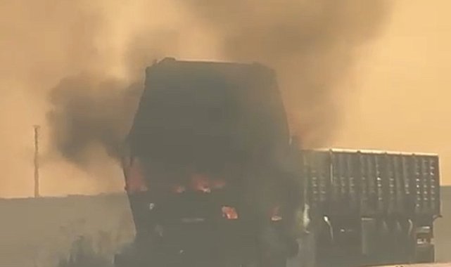 Mardin'de 2 tır çarpıştı: 1 yaralı