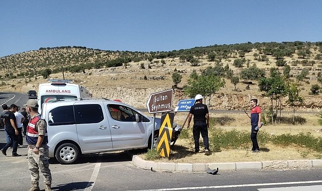 Mardin'de trafik kazası: 2 yaralı