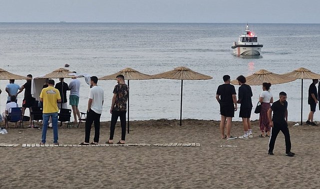 Mersin'de denize giren bir kişi boğuldu