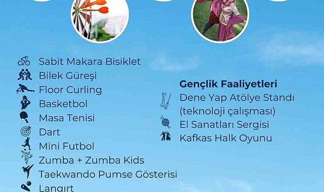 Mersin'de Gençlik ve Spor Festivali düzenlenecek