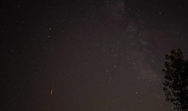 Meteor yağmurunu cep telefonu ile görüntüledi