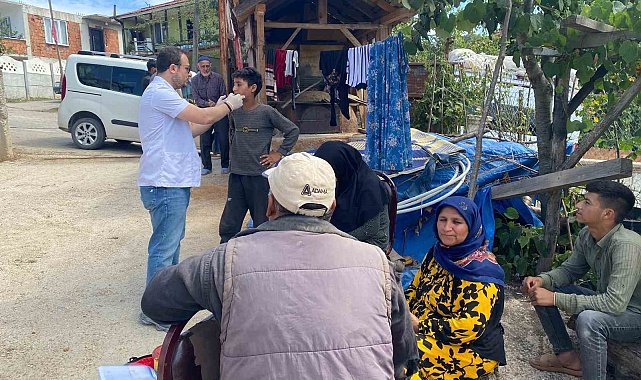 Mevsimlik tarım işçilerine sağlık taraması