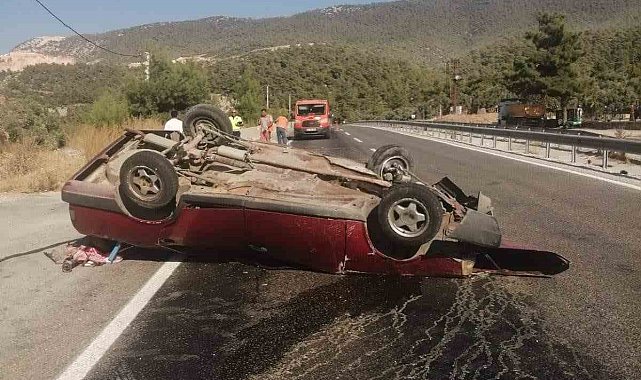 Milas-Yatağan Karayolu'nda trafik kazası: 1 kişi ağır yaralandı