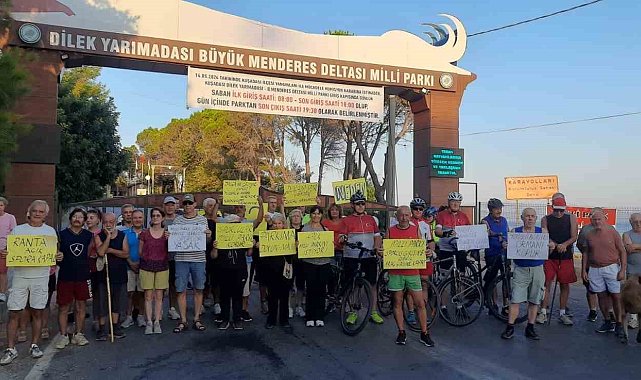 Milli Park'a gelen sporcular, giriş yasağını protesto etti