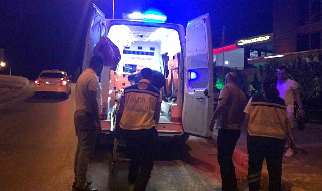 Motosikletten düşen alkolü sürücü yaralandı