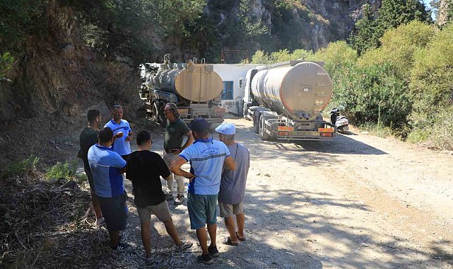 Muğla Büyükşehir Datça Belen mevkiindeki su sorununu çözdü