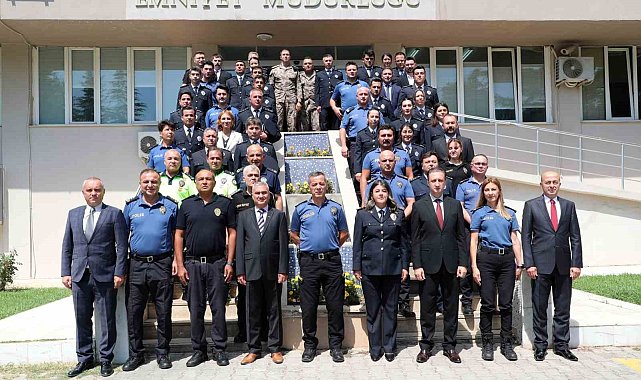 Muğla Emniyet Müdürlüğü'nde rütbe terfi töreni düzenlendi