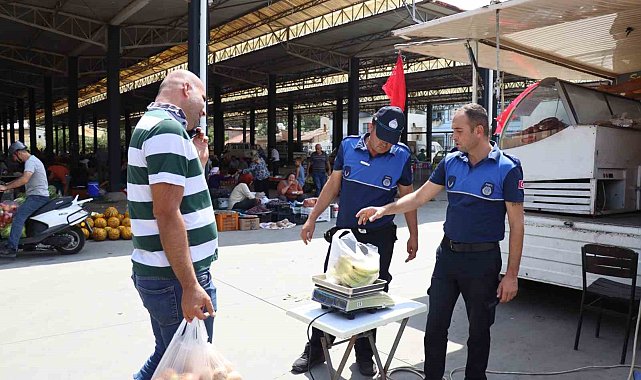 Nazilli zabıta ekiplerinden hassas denetim