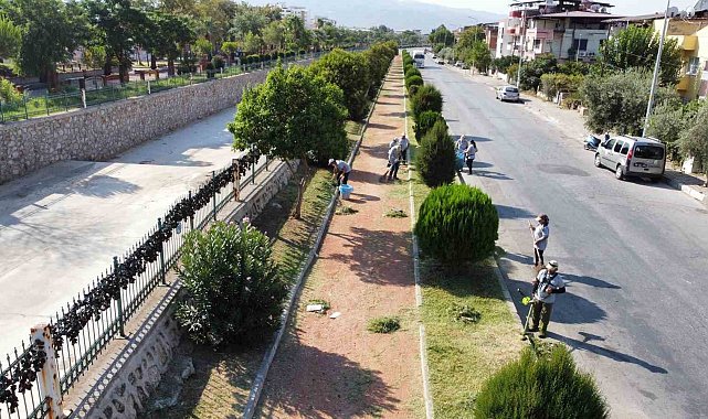 Nazilli'de yürüyüş yolları temizlendi