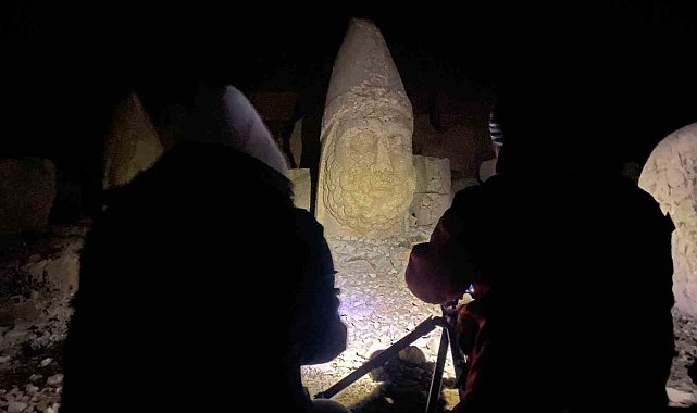 Nemrut Dağı&#039;nda meteor yağmurunun görsel şöleni