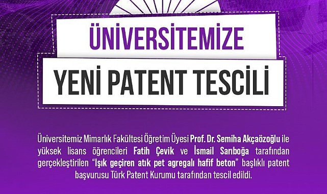 Niğde Ömer Halisdemir Üniversitesi'nin başvuruları tescillenmeye devam ediyor