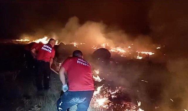 Niğde'de Melendiz Dağı'nda yangın