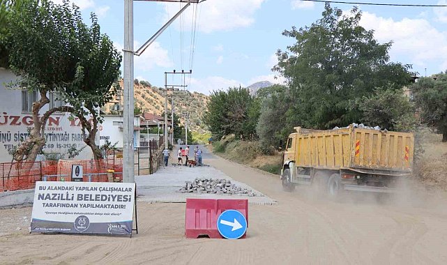 Ocaklı Mahallesi'nde bozulan yol yenilendi