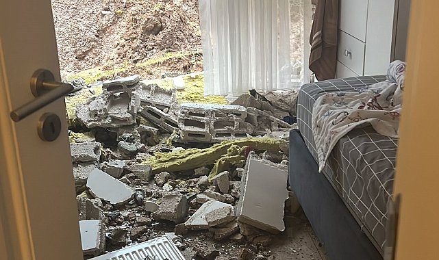 Ordu'da istinat duvarı çöktü: 48 daireli bina boşaltıldı