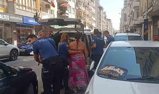 Ortalığı birbirine kattı, yakalanınca küfretti