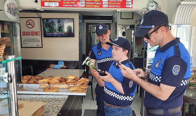 Özel birey Mustafa'nın zabıta olma hayali gerçek oldu